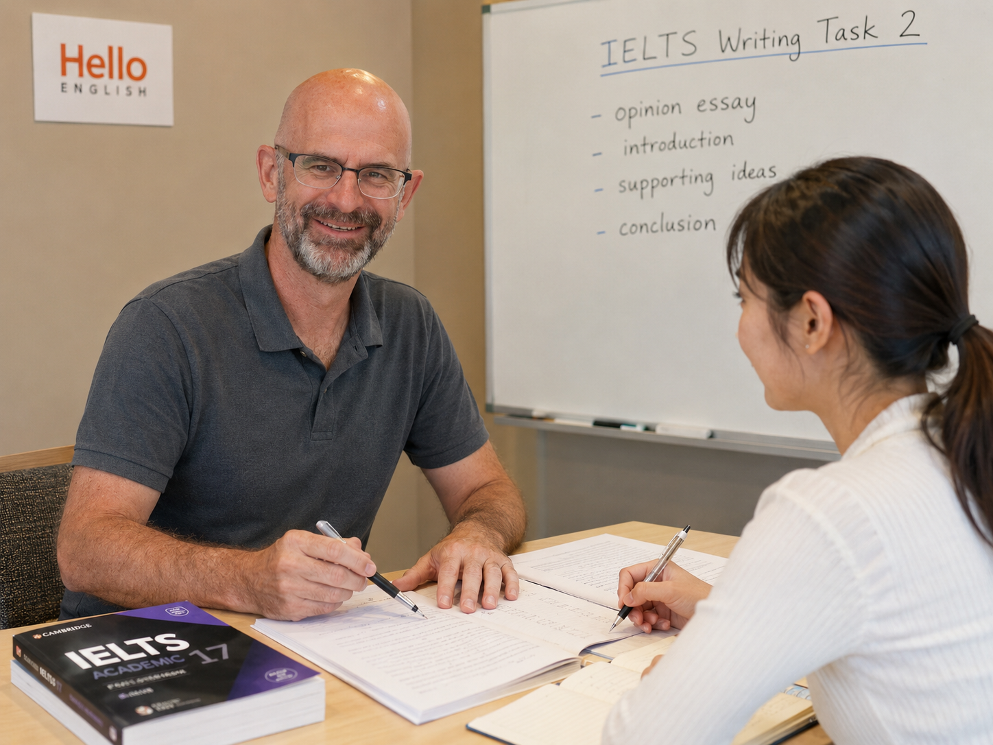 IELTS Writing Task 2の英作文を学ぶ個人レッスン