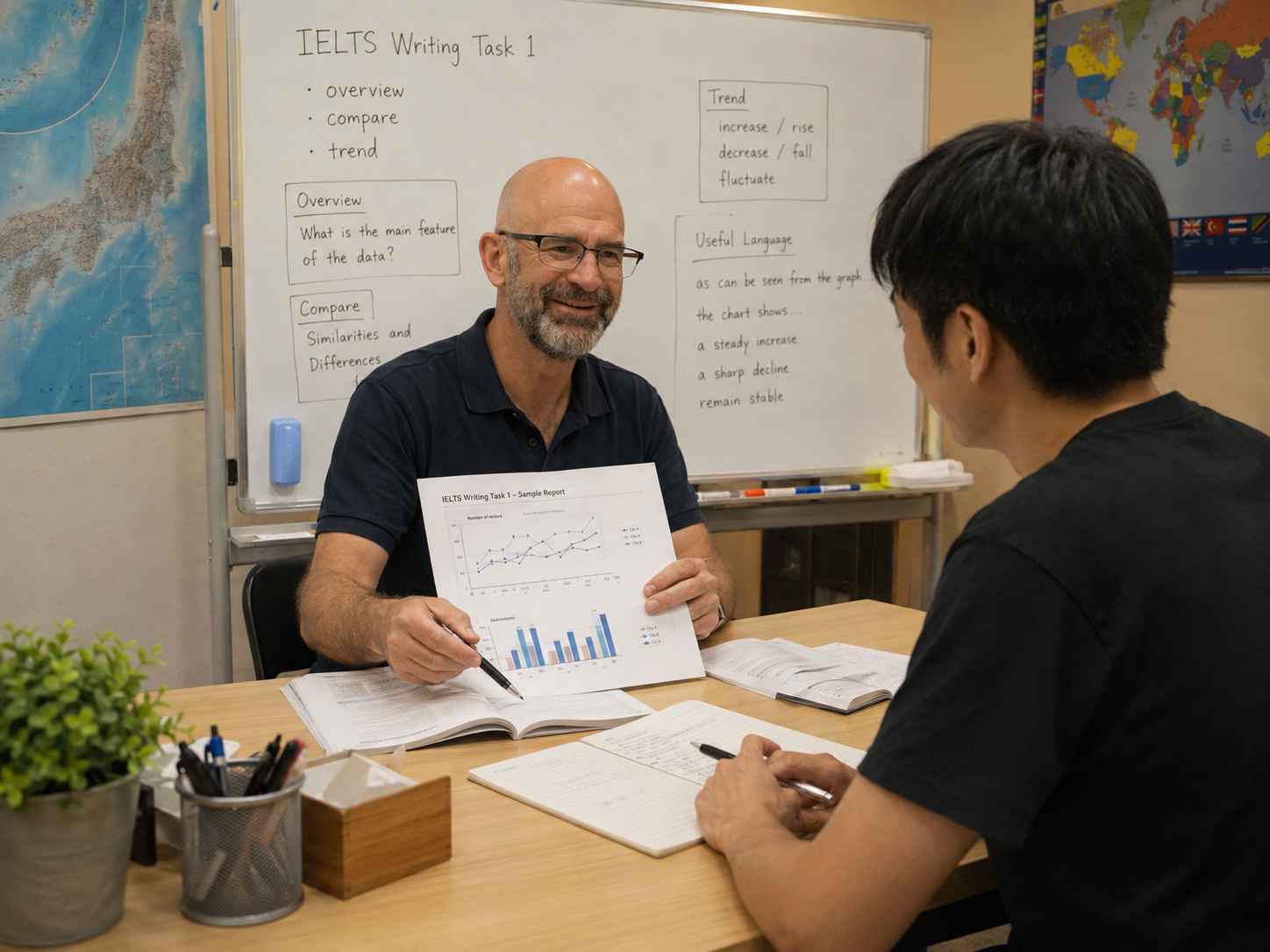 宮崎市のIELTS Writing Task 1対策｜ハロー英会話
